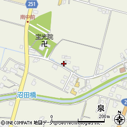 山形県長井市泉1146-1周辺の地図