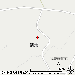 宮城県刈田郡蔵王町曲竹清水1周辺の地図