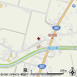 山形県長井市泉1287周辺の地図