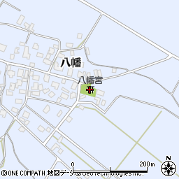 八幡宮周辺の地図