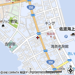 新潟県佐渡市両津夷周辺の地図
