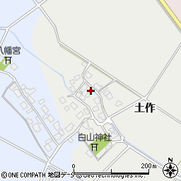 新潟県胎内市土作489周辺の地図
