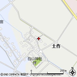 新潟県胎内市土作364-1周辺の地図