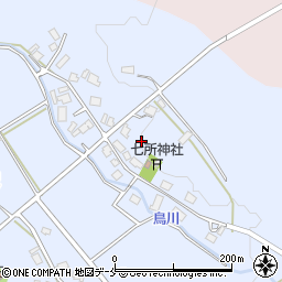 新潟県胎内市塩沢周辺の地図