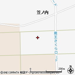 宮城県柴田郡村田町関場笠の内前周辺の地図