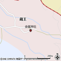 金峯神社周辺の地図