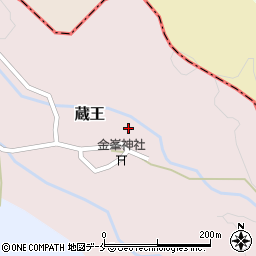 新潟県胎内市蔵王560周辺の地図