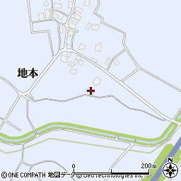 新潟県胎内市地本316周辺の地図
