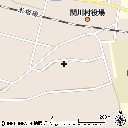 新潟県岩船郡関川村下関1100周辺の地図