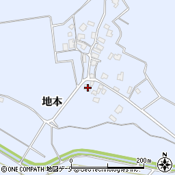 新潟県胎内市地本270周辺の地図