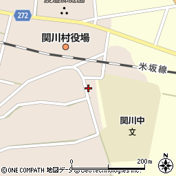 新潟県岩船郡関川村下関1082周辺の地図