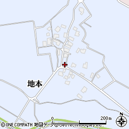 新潟県胎内市地本287周辺の地図