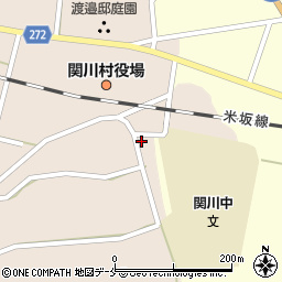 新潟県岩船郡関川村下関1084周辺の地図