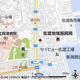 新潟県佐渡市春日116周辺の地図