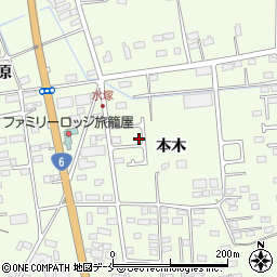 宮城県亘理郡亘理町逢隈中泉本木8周辺の地図