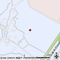新潟県胎内市地本周辺の地図