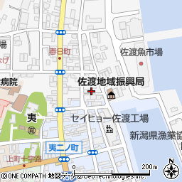 新潟県佐渡市春日11周辺の地図