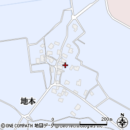 新潟県胎内市地本345周辺の地図