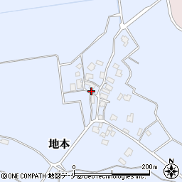 新潟県胎内市地本364周辺の地図