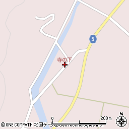 寺の下周辺の地図