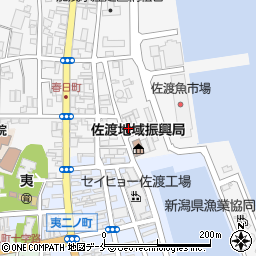 新潟県佐渡市春日1-6周辺の地図