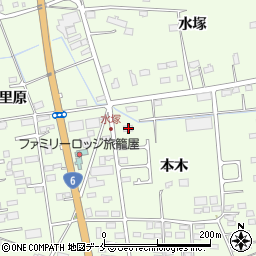 宮城県亘理郡亘理町逢隈中泉本木2-1周辺の地図