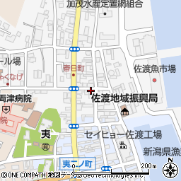 新潟県佐渡市春日91-1周辺の地図