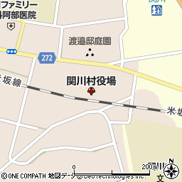 新潟県岩船郡関川村周辺の地図