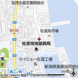 本間道路株式会社　佐渡営業所周辺の地図
