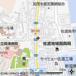 新潟県佐渡市春日88周辺の地図
