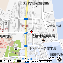 新潟県佐渡市春日89周辺の地図