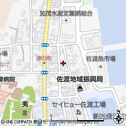 新潟県佐渡市春日32周辺の地図