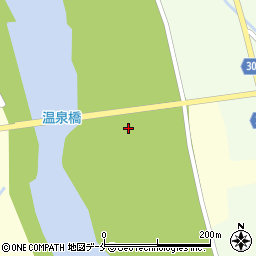 温泉橋周辺の地図
