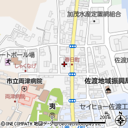 新潟県佐渡市春日156周辺の地図