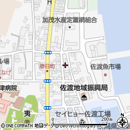 新潟県佐渡市春日35周辺の地図