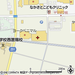 コメリホームセンター　長井店資材館周辺の地図