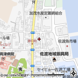 新潟県佐渡市春日77周辺の地図
