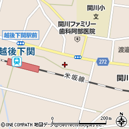 新潟県岩船郡関川村下関923周辺の地図