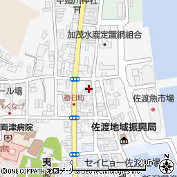 新潟県佐渡市春日72周辺の地図