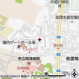 株式会社新潟日報社　佐渡支局周辺の地図