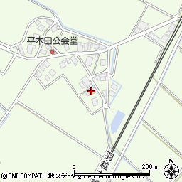 新潟県胎内市平木田211周辺の地図