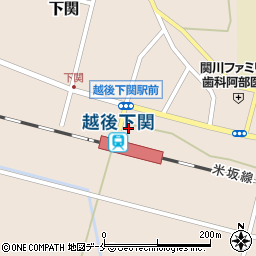新潟県岩船郡関川村下関8周辺の地図