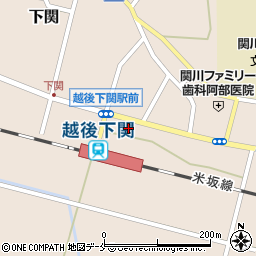 新潟県岩船郡関川村下関9周辺の地図