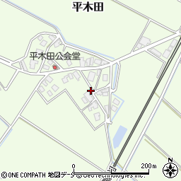新潟県胎内市平木田418周辺の地図