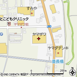 ヤマザワ長井店周辺の地図