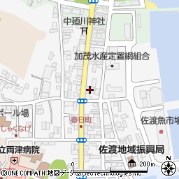 新潟県佐渡市春日59周辺の地図