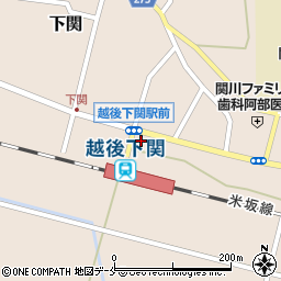 新潟県岩船郡関川村下関7周辺の地図