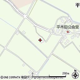新潟県胎内市平木田452周辺の地図