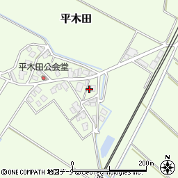 新潟県胎内市平木田1213周辺の地図