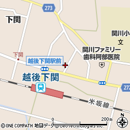 新潟県岩船郡関川村下関604周辺の地図